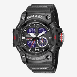 Water-Resistant Digital Hiking Watch with Dual Display