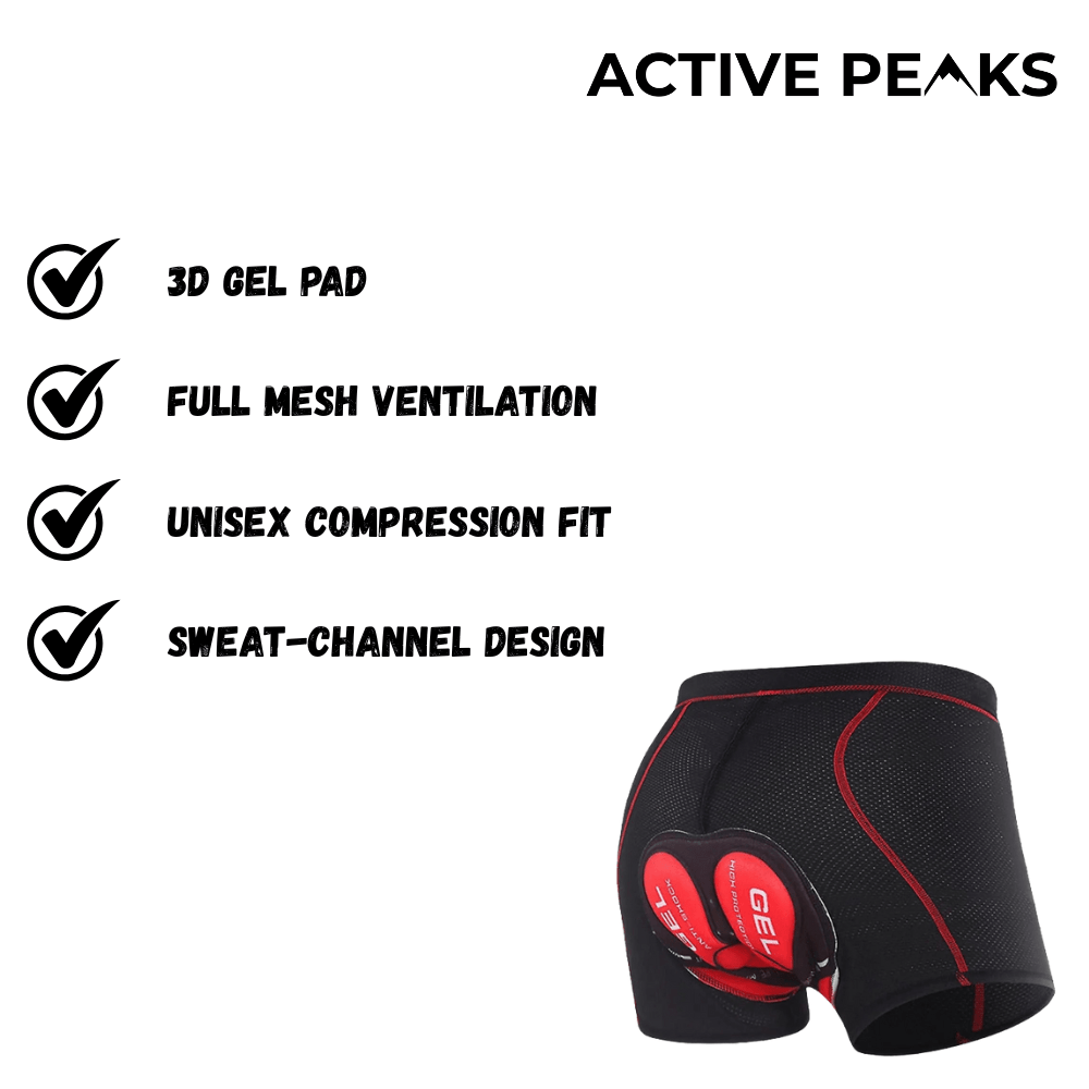 Padded Breathable Cycling Undershorts