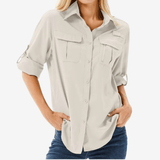 Breathable Long Sleeve Hiking Shirt – Women’s Lightweight