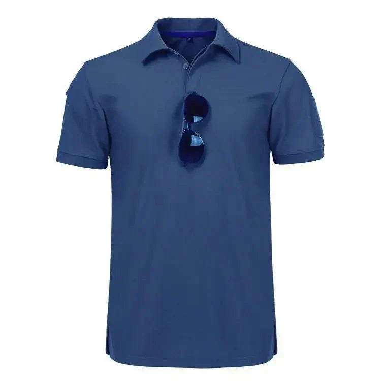 Breathable Short-Sleeve Outdoor Polo Shirt