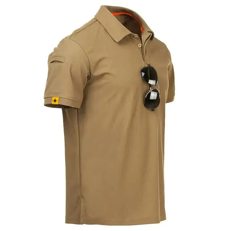 Breathable Short-Sleeve Outdoor Polo Shirt