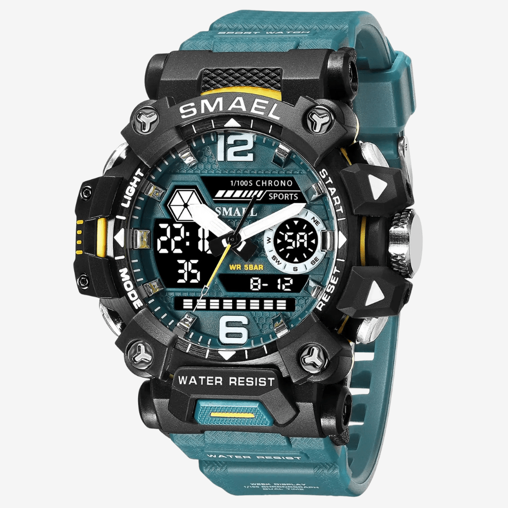 Shock-Resistant Waterproof Outdoor Watch