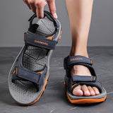 Breathable Walking Sandals with Closed Toe and Adjustable Straps