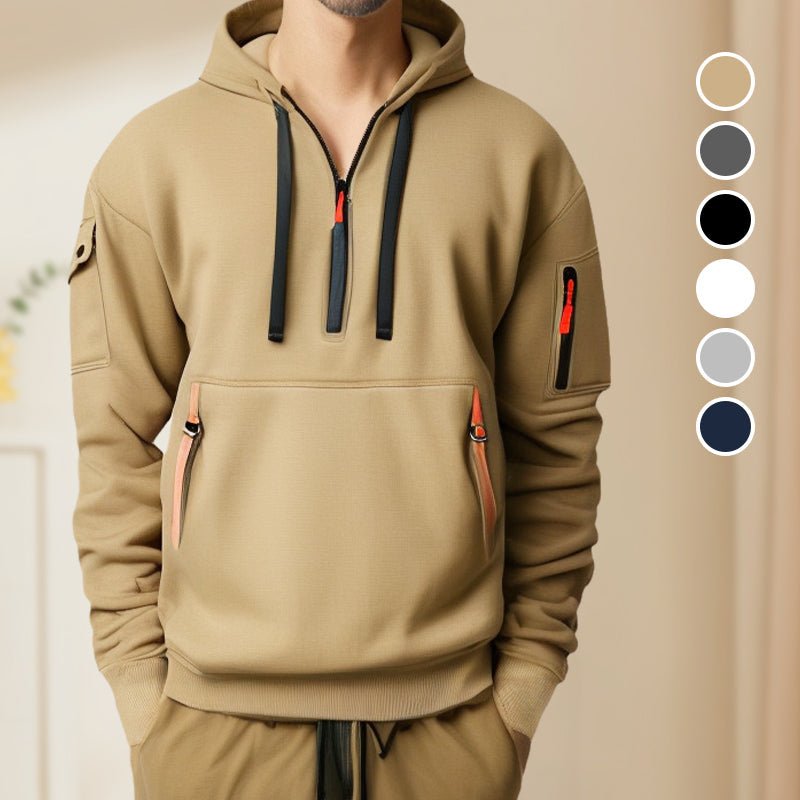 Lightweight Half-Zip Outdoor Hoodie