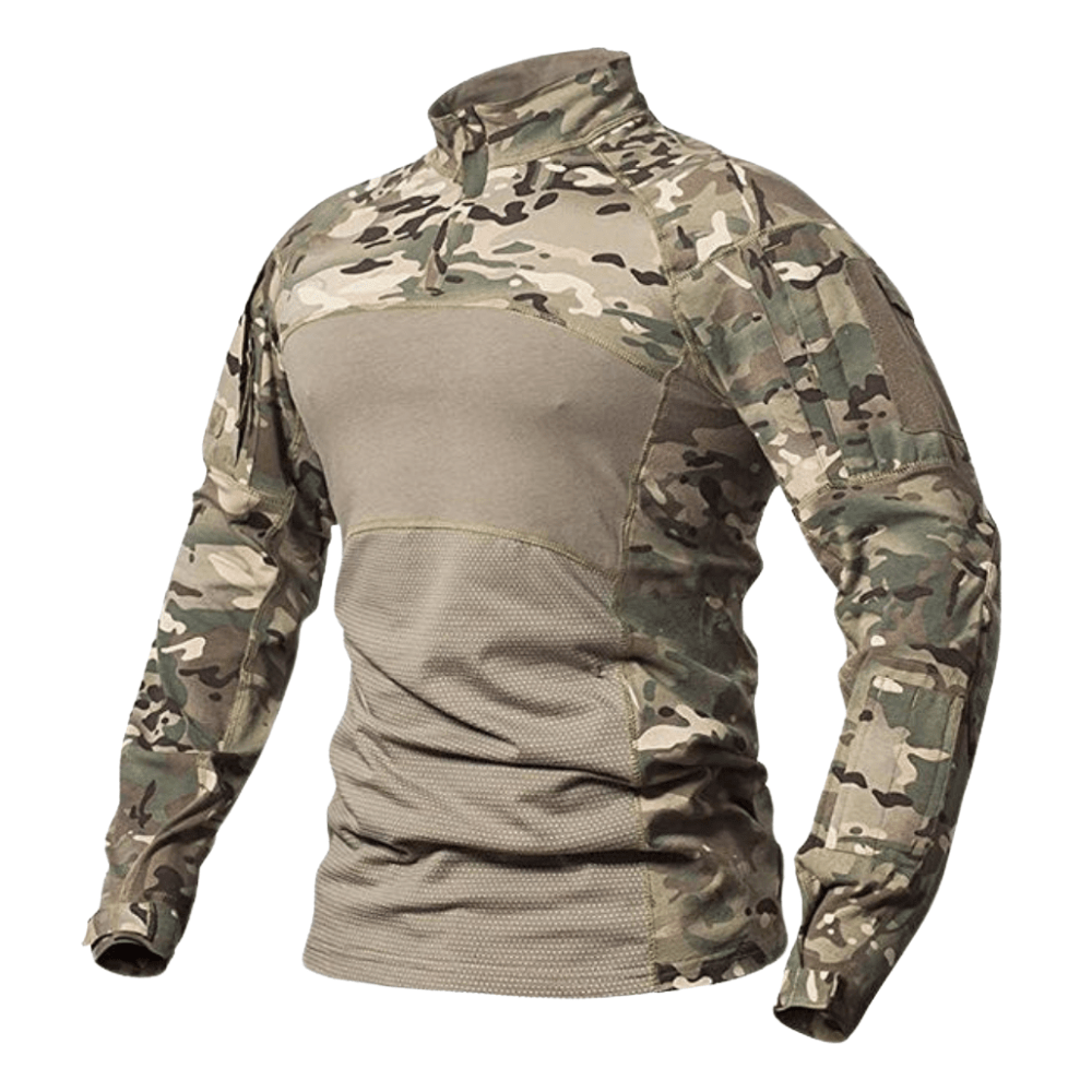 Breathable Stretch Long-Sleeve Tactical Shirt