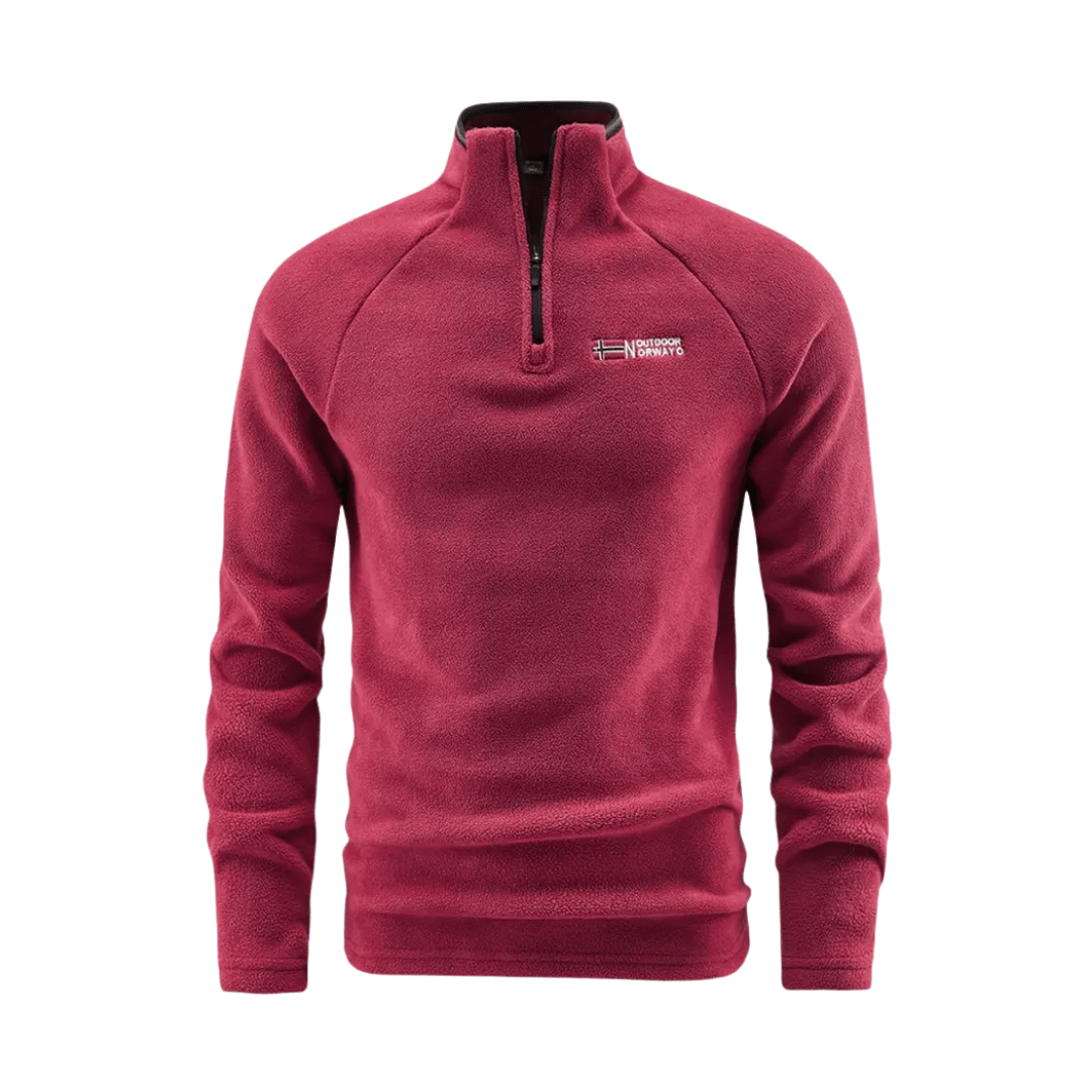 Men’s Thermal Fleece Half-Zip Jacket Breathable