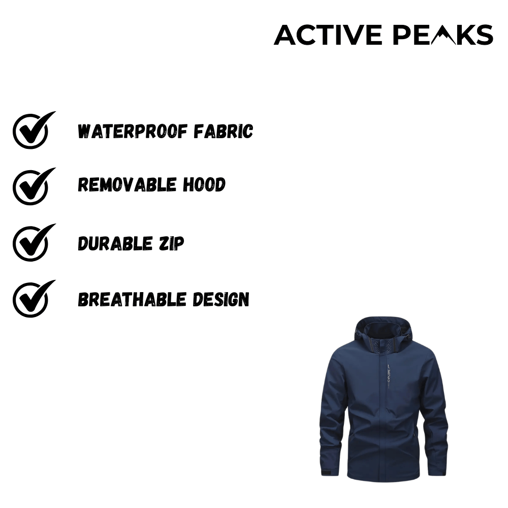 Lightweight Breathable Outdoor Jacket Water-Resistant