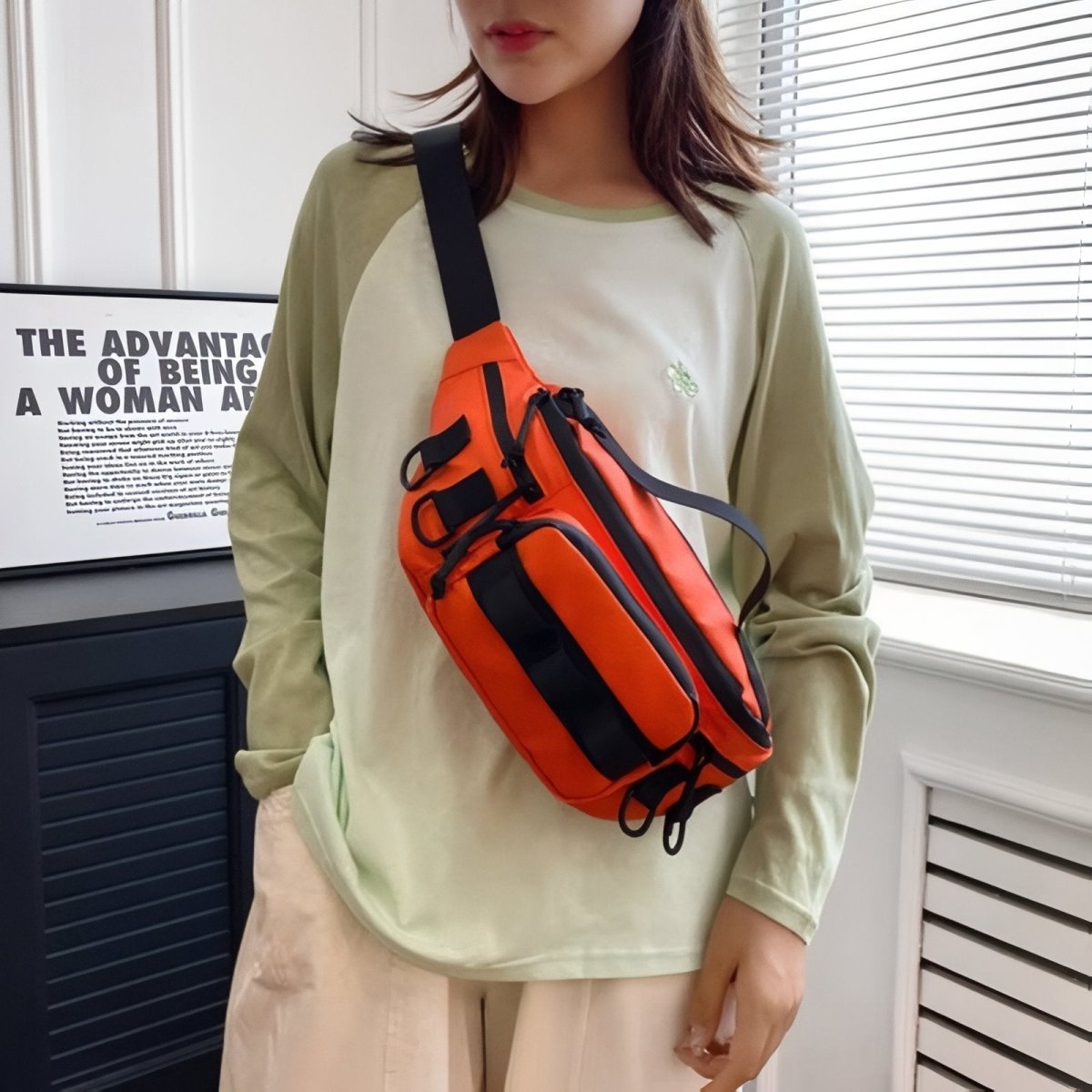 Compact Water-Resistant Hiking Waist Pack