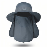Lightweight Breathable Hiking Hat with Neck Cover