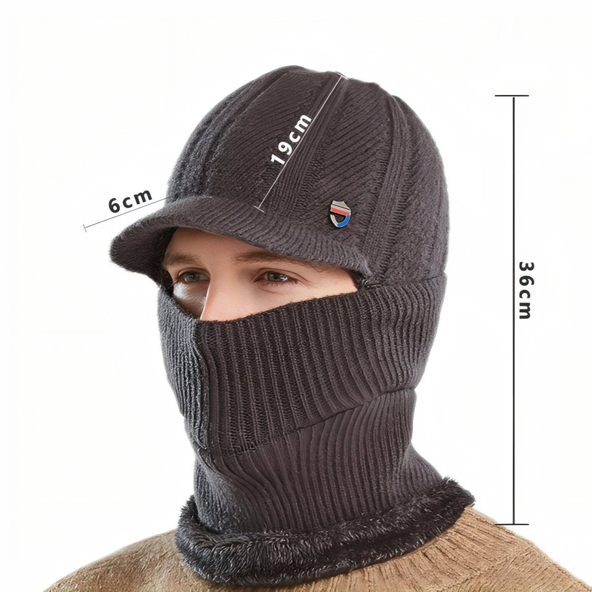 Thermal Winter Balaclava with Integrated Visor