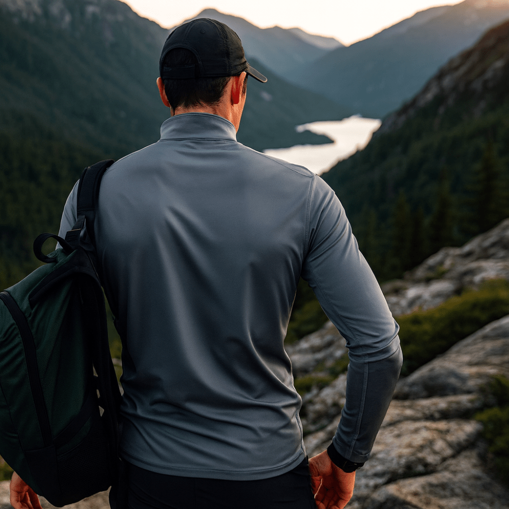 Breathable Long-Sleeve Hiking Shirt with UV Protection