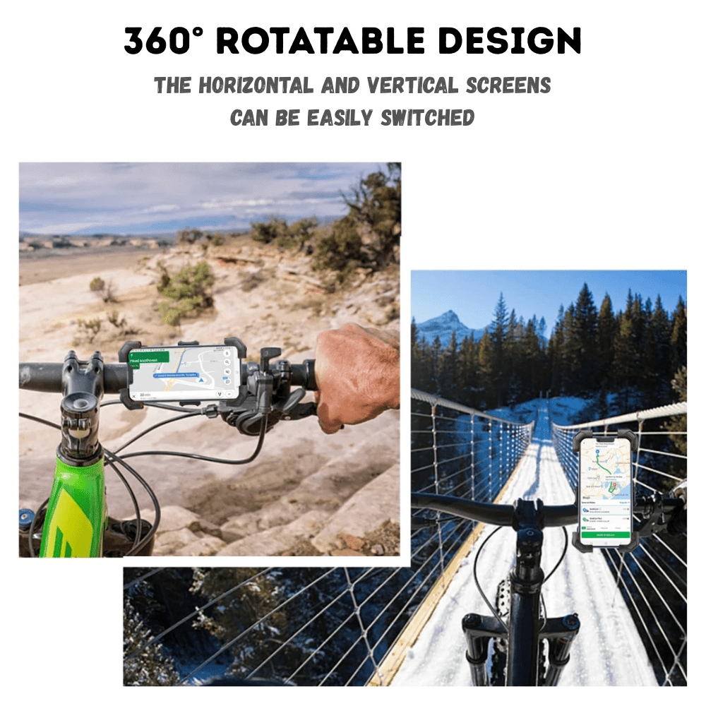 Bike Phone Holder Secure Adjustable Mount