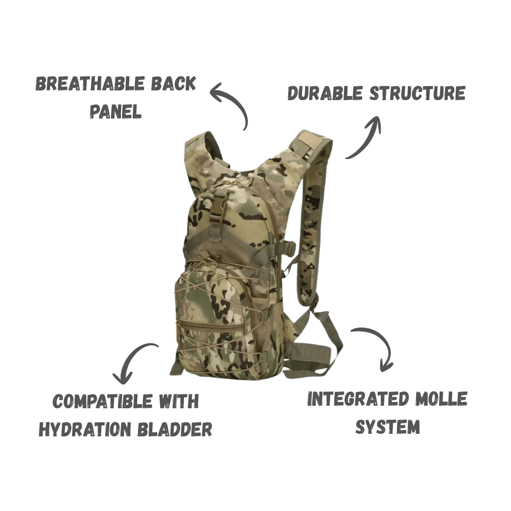 Durable Compact 15L Outdoor Backpack