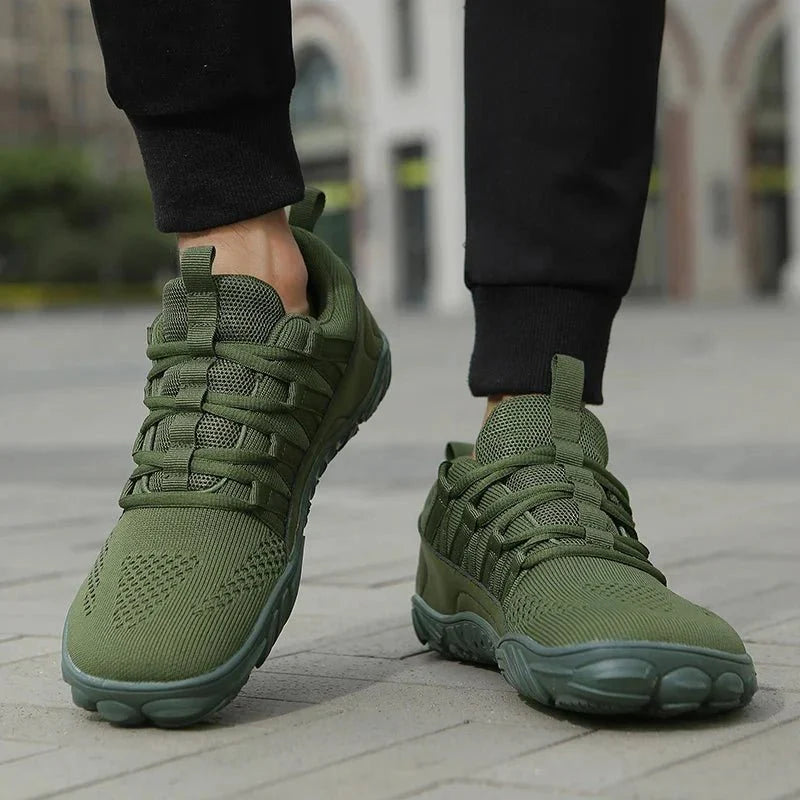 Wide-Fit Walking Shoes – Breathable Grip