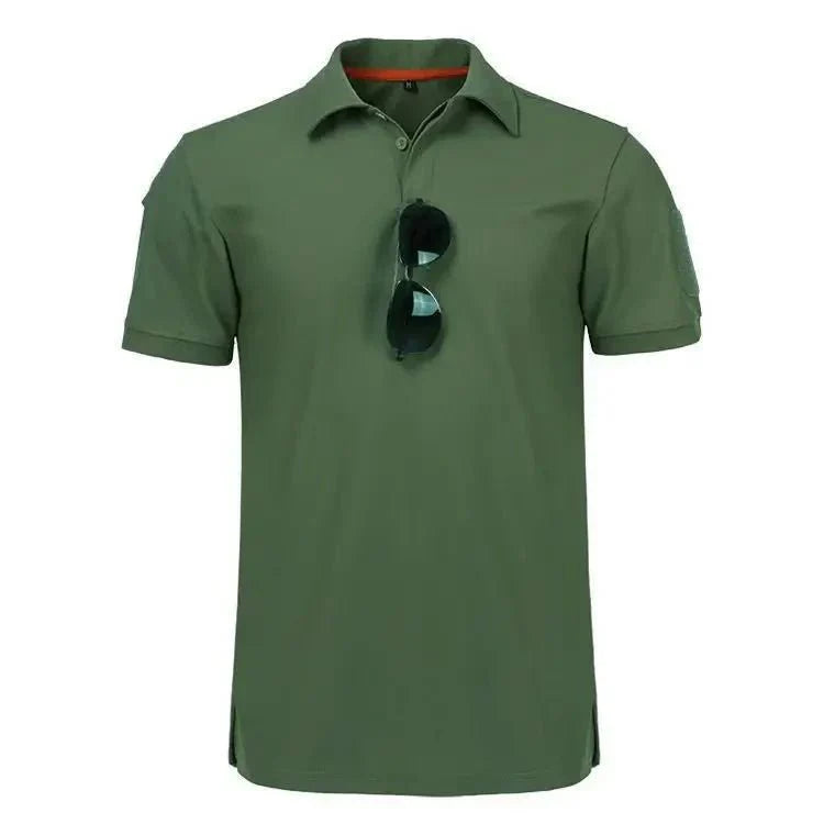 Breathable Short-Sleeve Outdoor Polo Shirt