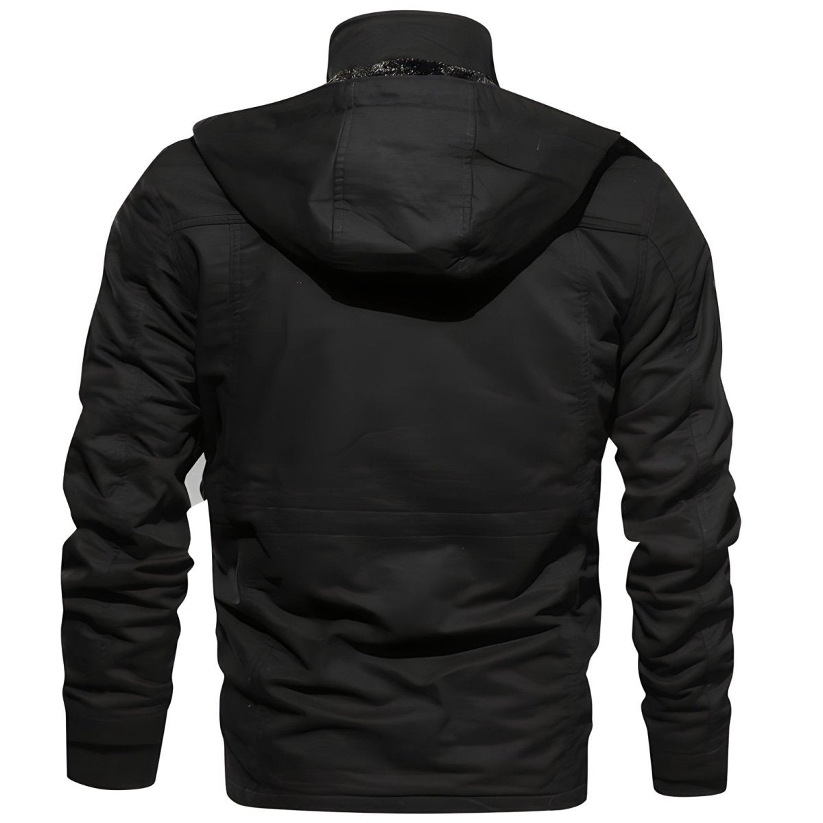 Multi-Pocket Insulated Outdoor Jacket – Fleece-Lined Hood