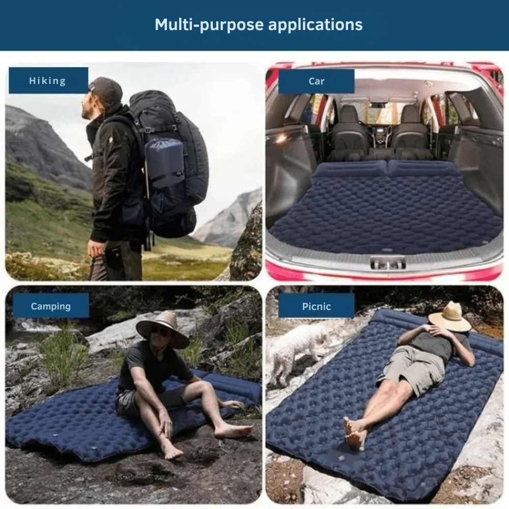 Double Inflatable Camping Mattress – Lightweight and Durable
