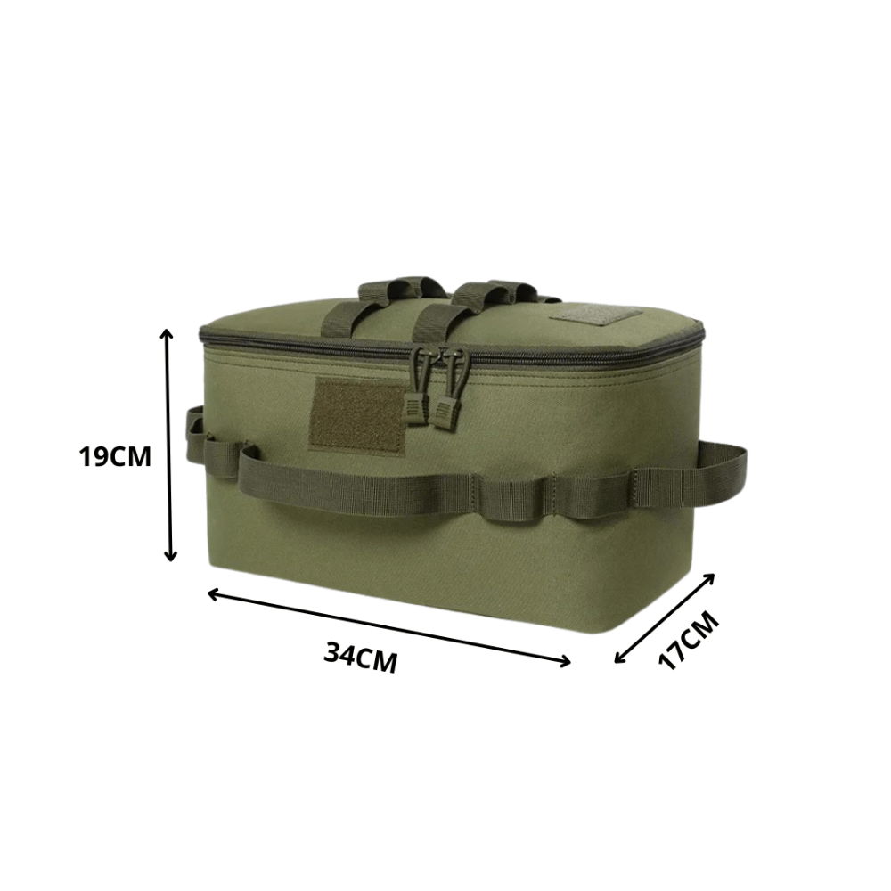 Heavy-Duty Camping Storage Bag for Gas Canisters and Cooking Gear
