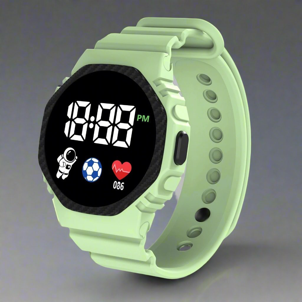 Children’s Waterproof Digital Watch – Durable Outdoor Design