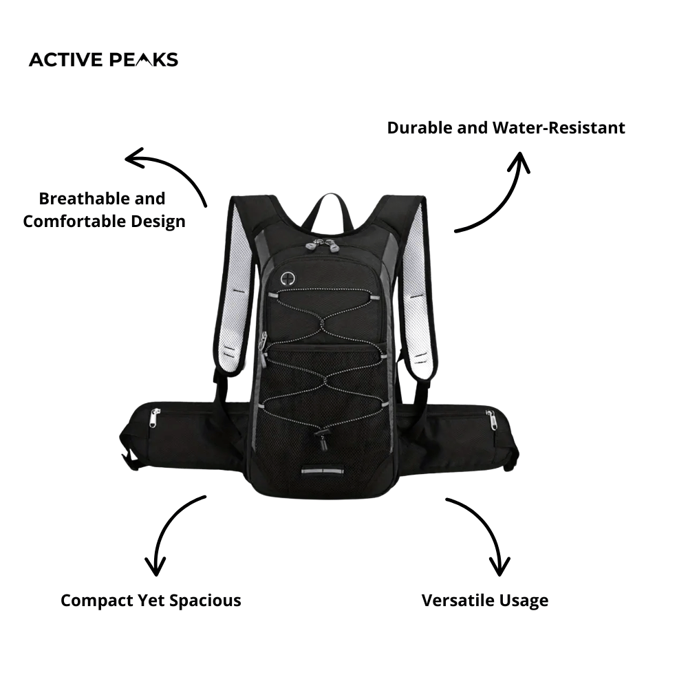Weather-Resistant Hiking Backpack with Breathable Back Panel