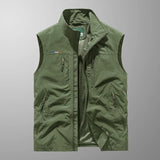 Lightweight Water-Resistant Sleeveless Cargo Vest