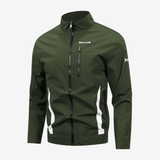 Lightweight Zip-Up Outdoor Jacket with High Collar