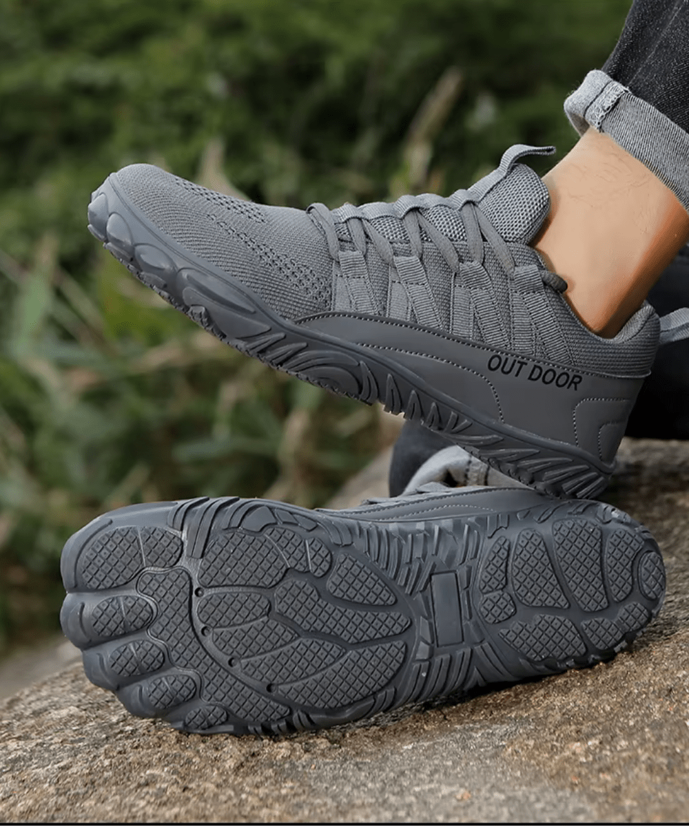 Wide-Fit Walking Shoes – Breathable Grip