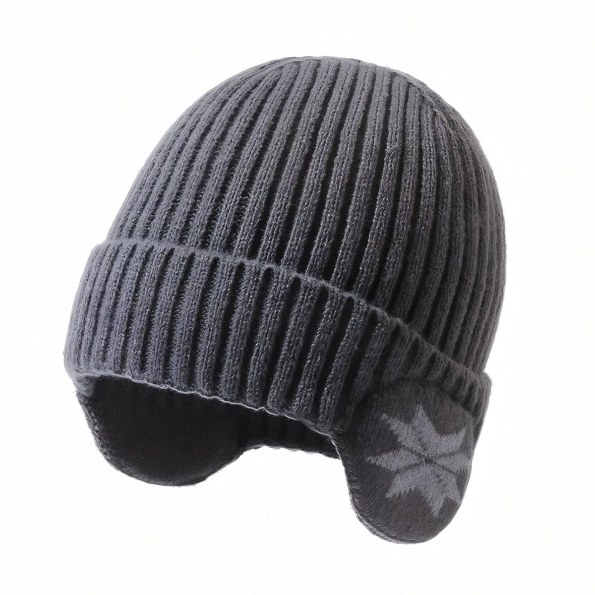 Knitted Winter Hat with Ear Flaps