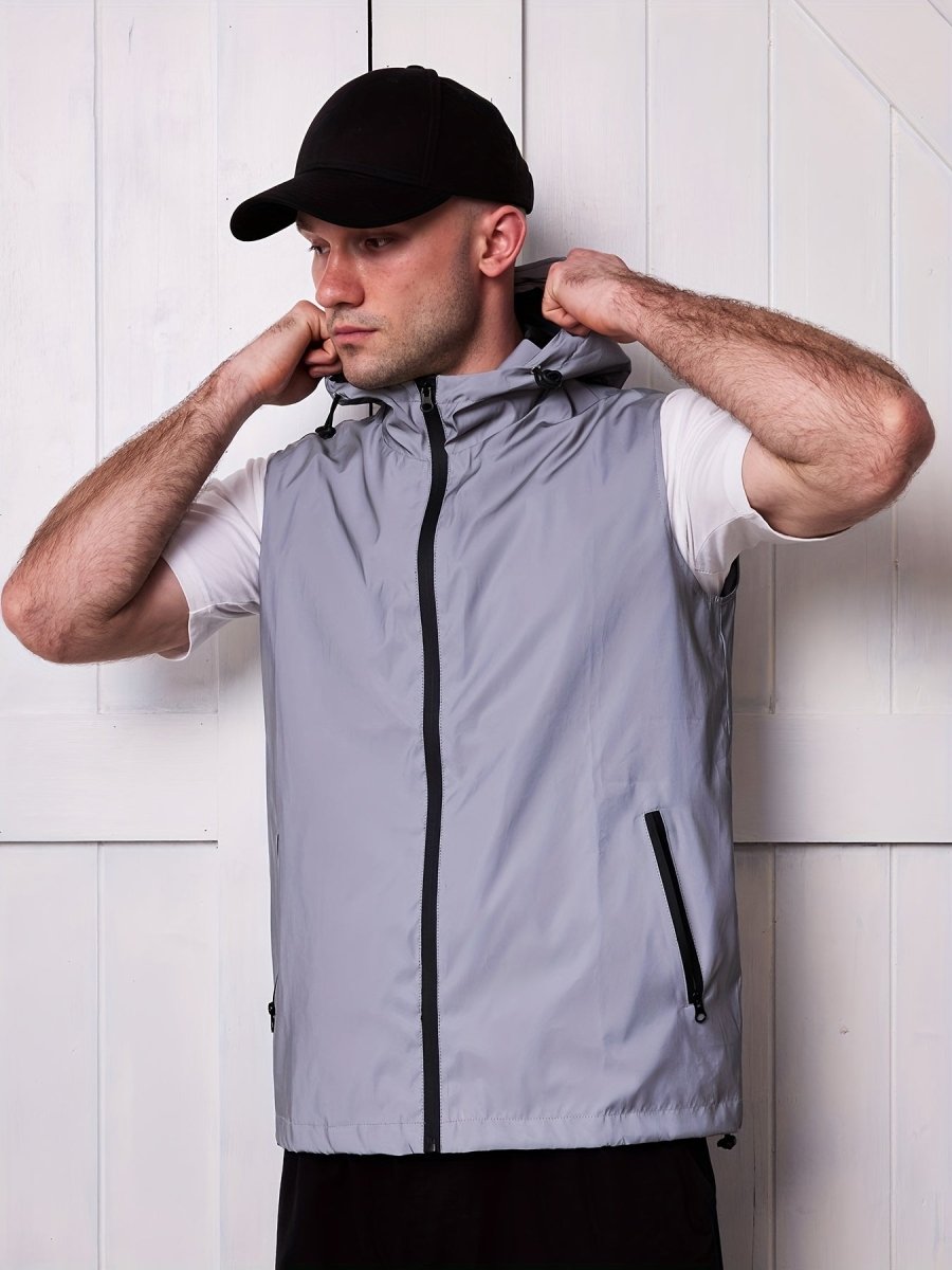 Reflective Vest Lightweight Hooded