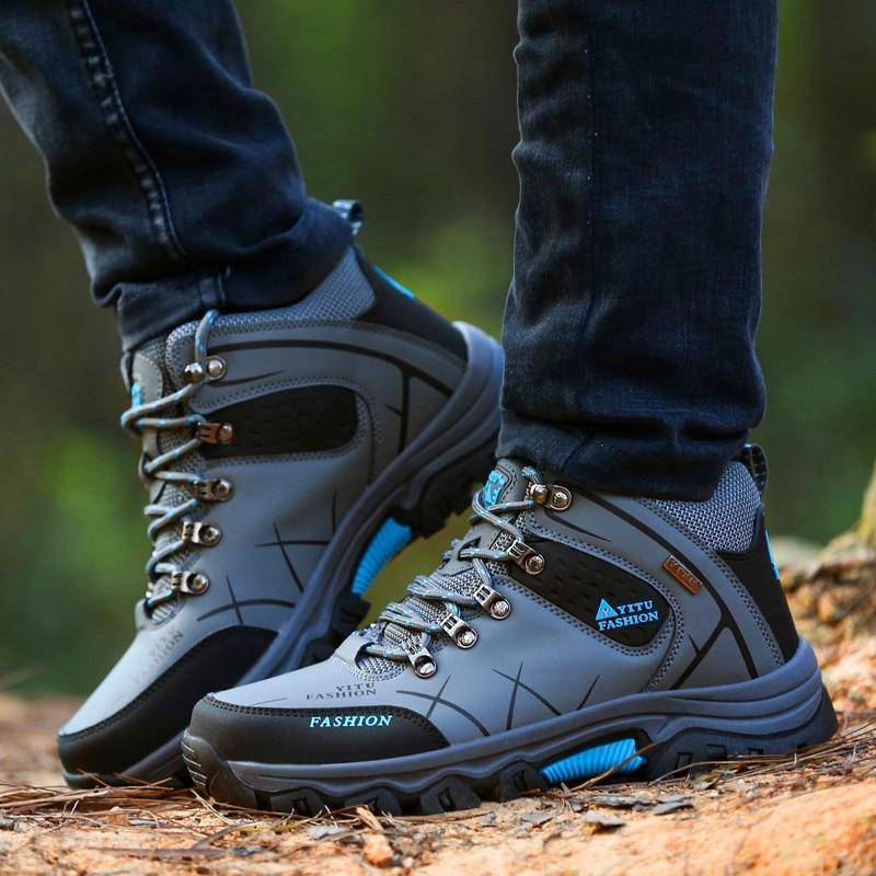High-Top Hiking Shoes – Breathable Durable Outdoor Footwear