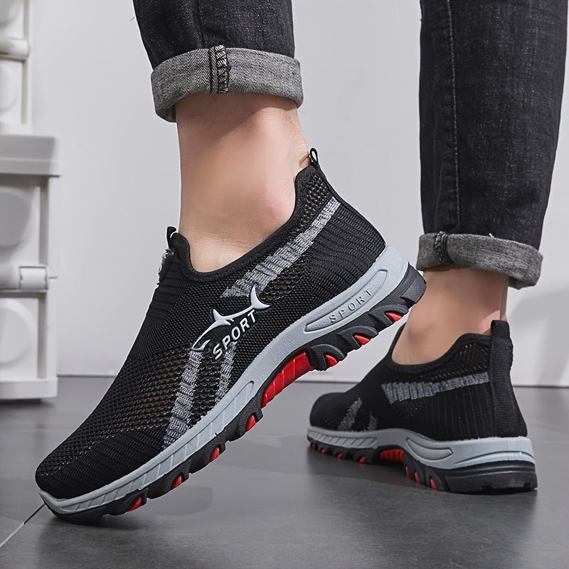 Men's Slip-On Walking Shoes – Breathable Lightweight