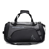 Water-Resistant Training Duffel Bag with Multiple Compartments