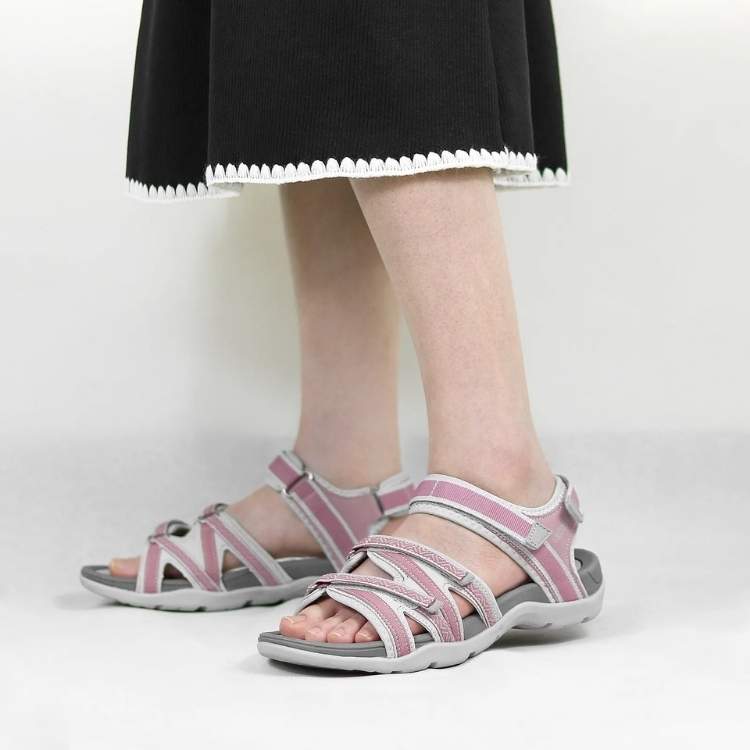 Lightweight Walking Sandals - Adjustable and Breathable for Women