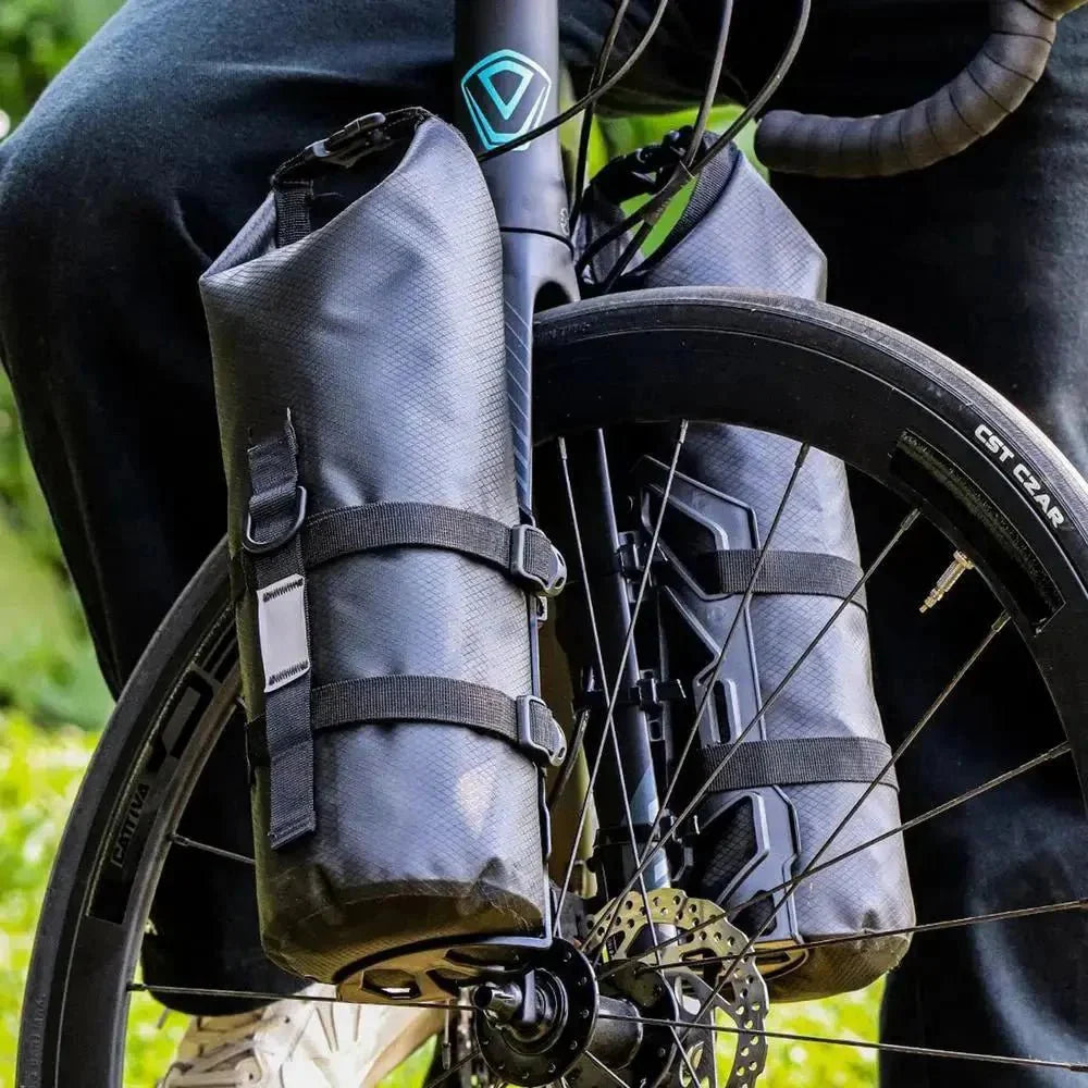 Water-Resistant Front Fork Bike Panniers – Durable Storage