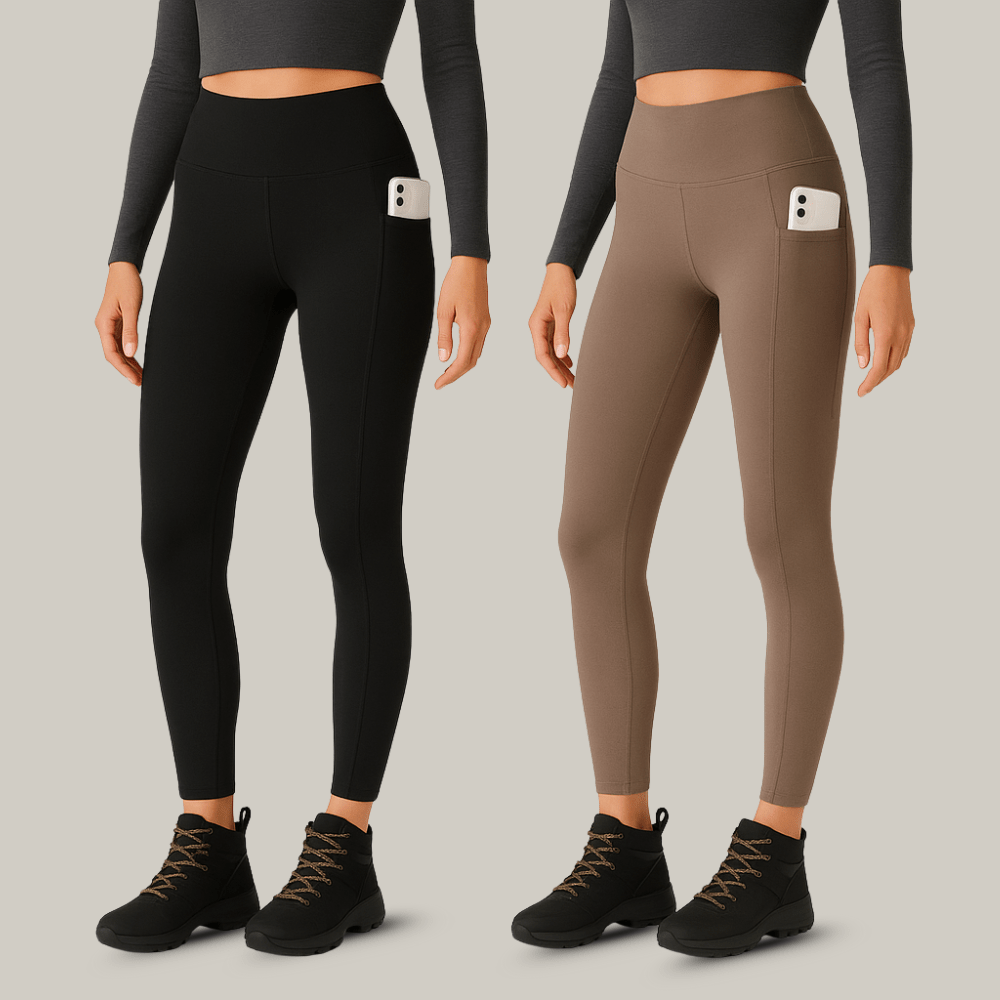 Stretch Hiking Leggings with High Waist for Women