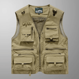 Lightweight Multi-Pocket Mesh Utility Vest