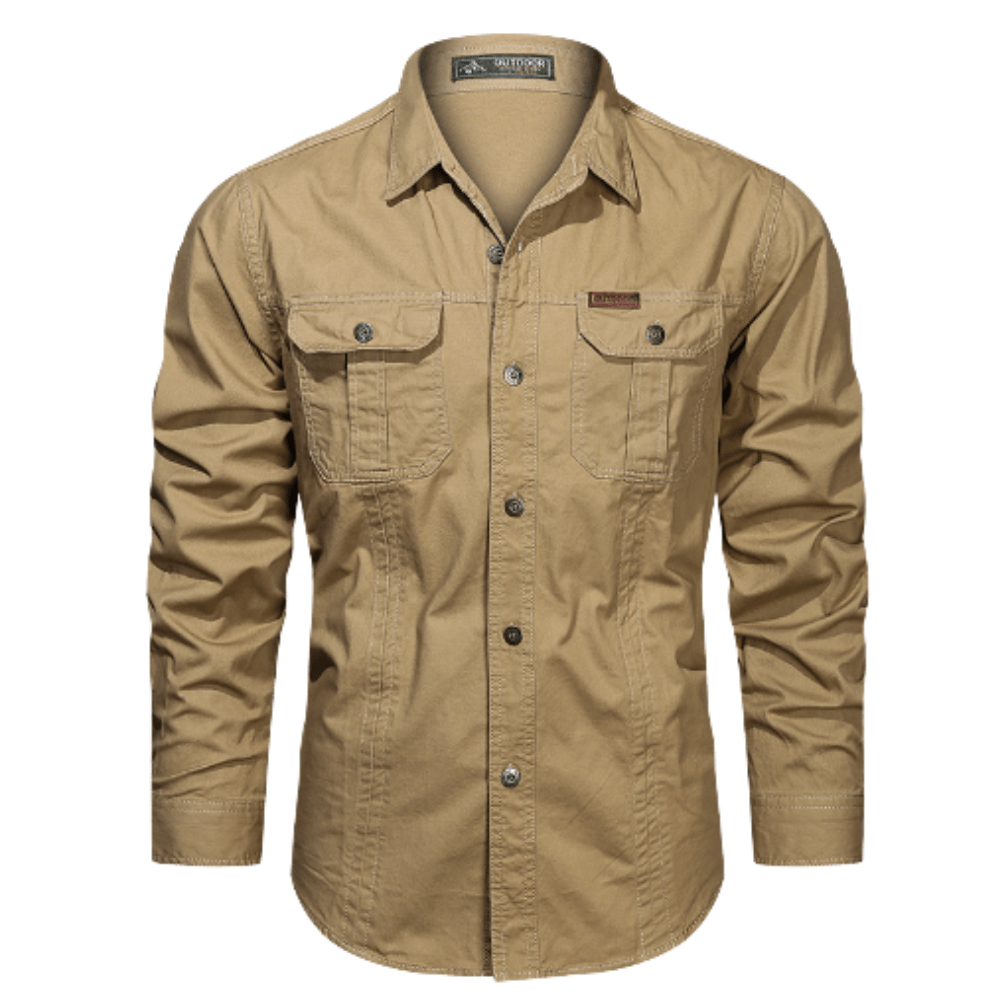 Lightweight Durable Long-Sleeve Outdoor Shirt for Men