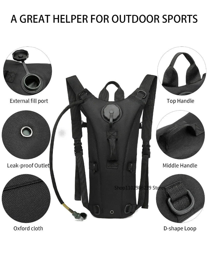 Hydration Backpack 3L Lightweight Water-Resistant
