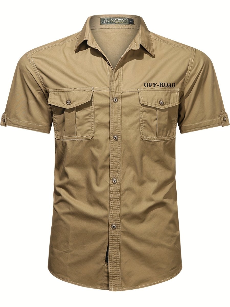 Breathable Cotton Outdoor Shirt for Men