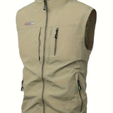Lightweight Multi-Pocket Outdoor Gilet for Men
