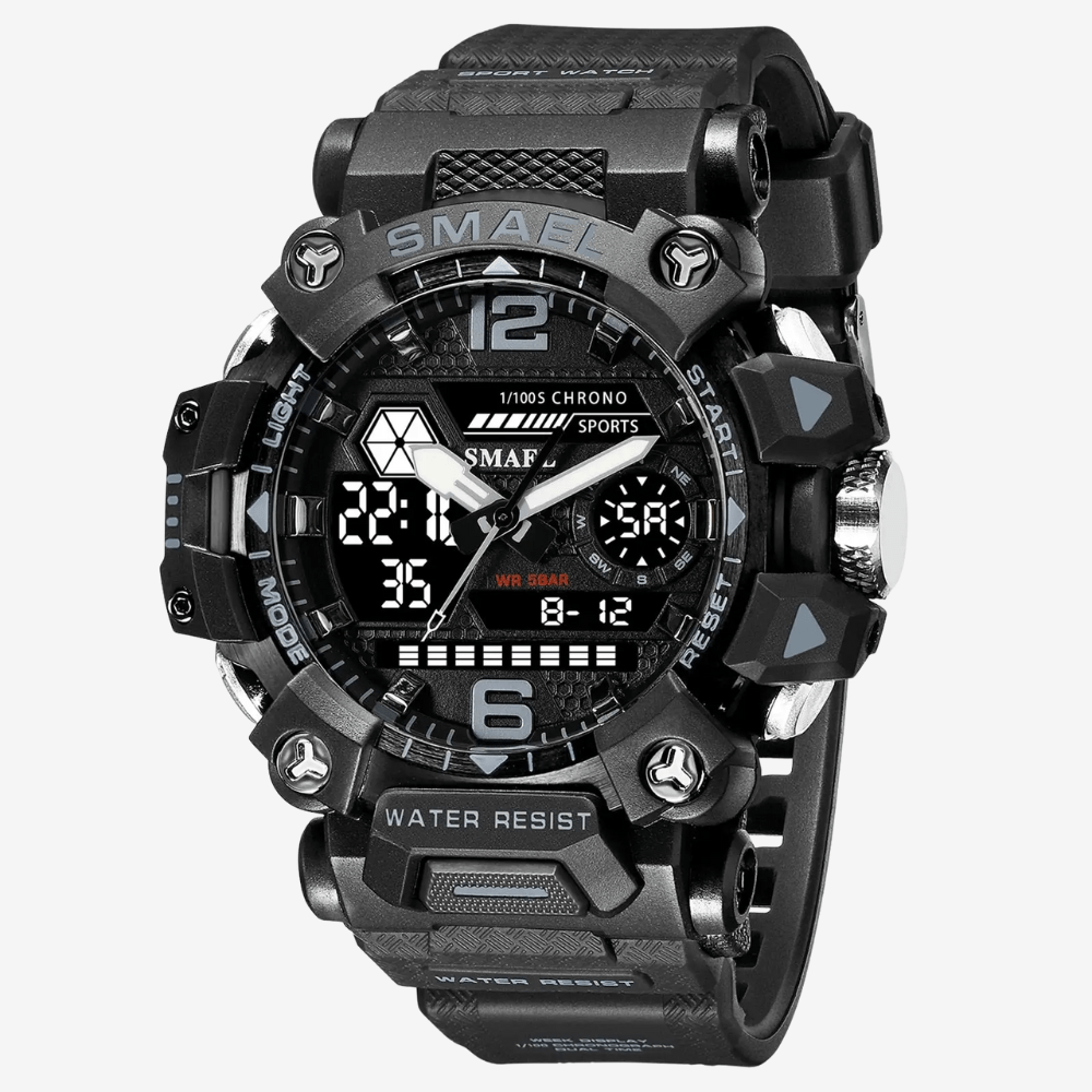 Shock-Resistant Waterproof Outdoor Watch