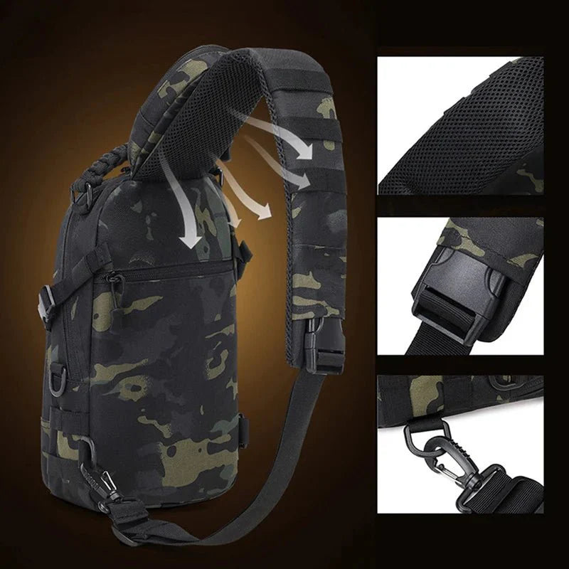 Tactical Chest Pack with MOLLE System – Lightweight & Versatile