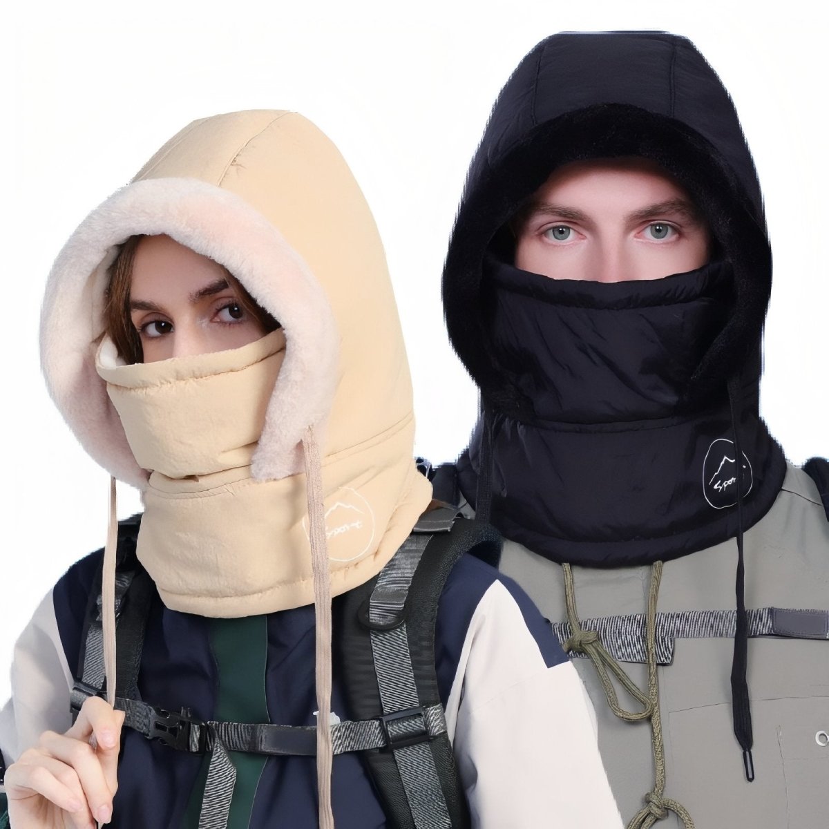 Water-Resistant Thermal Winter Balaclava with Adjustable Fit