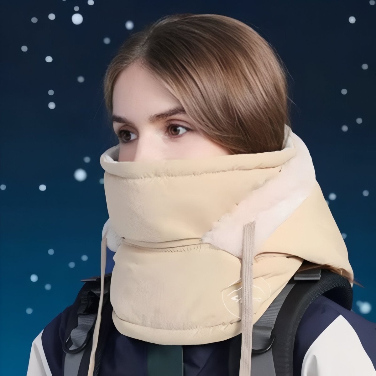 Water-Resistant Thermal Winter Balaclava with Adjustable Fit
