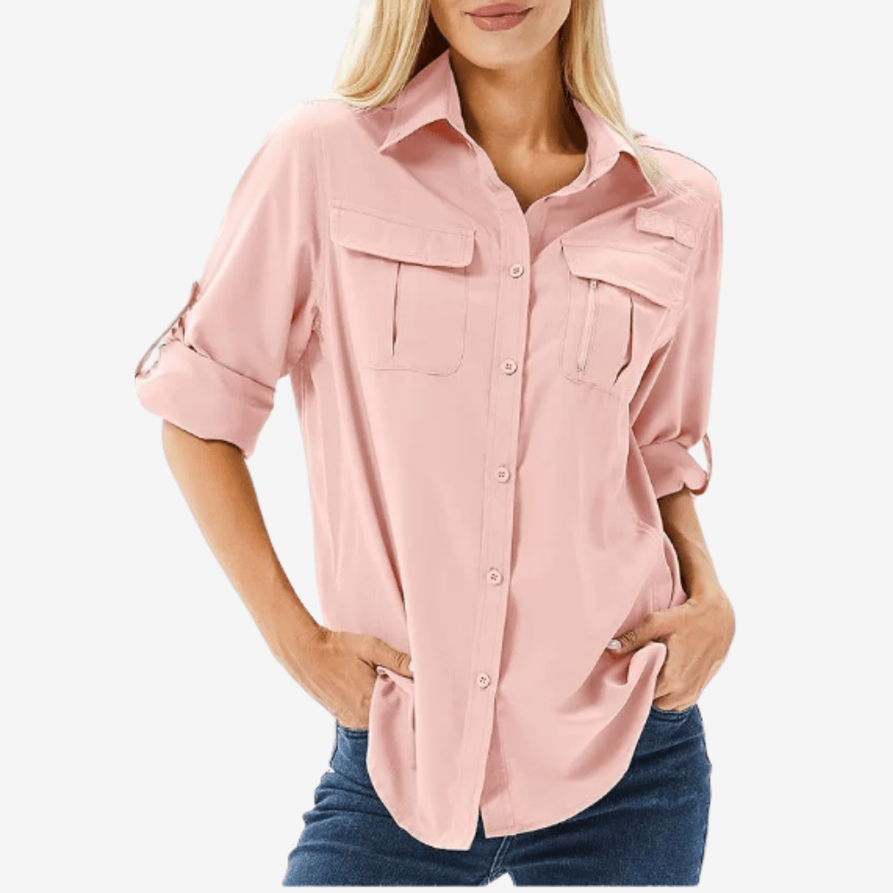 Breathable Long Sleeve Hiking Shirt – Women’s Lightweight