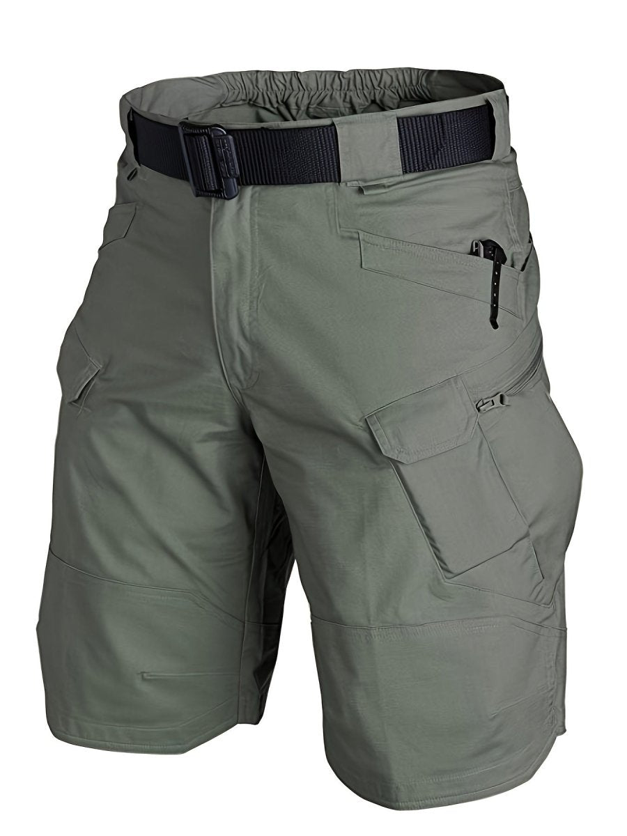 Water-Resistant Tactical Cargo Shorts