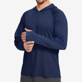 Men’s Breathable Long Sleeve Hiking T-Shirt with UV Protection