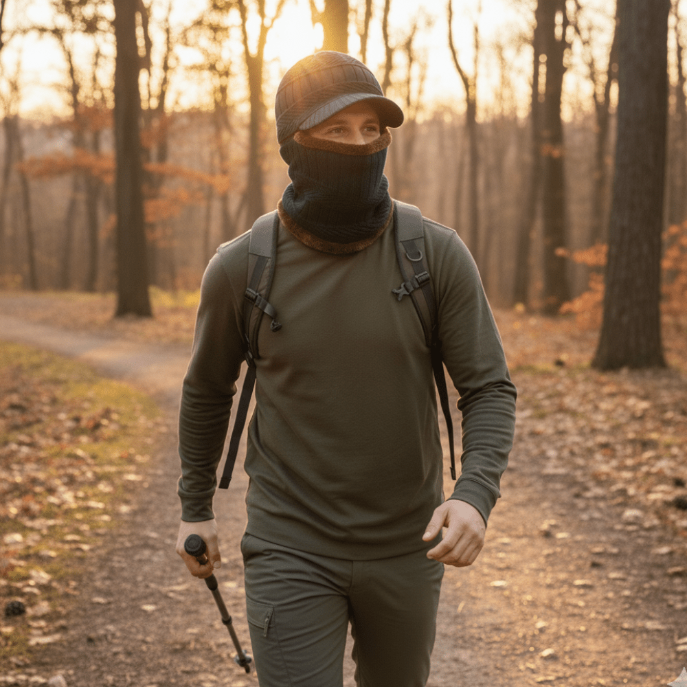 Thermal Winter Balaclava with Integrated Visor