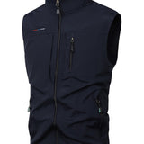 Lightweight Multi-Pocket Outdoor Gilet for Men