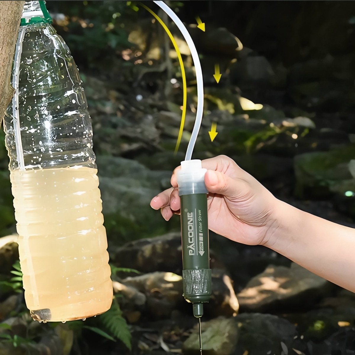 Lightweight Compact Water Filter for Hiking and Camping